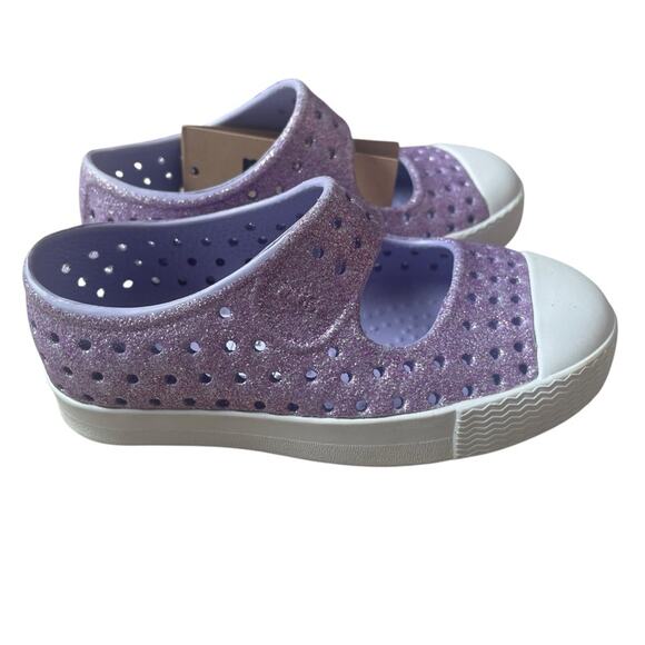 Native Juniper Bling‎ Purple Sparkle Shoes Size 5 NWT - Picture 2 of 10